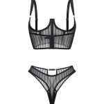 Corset Passion Black set