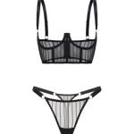 Corset Passion Black set