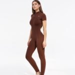 Short-sleeved jumpsuit
