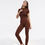 Short-sleeved jumpsuit