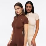 Short-sleeved jumpsuit