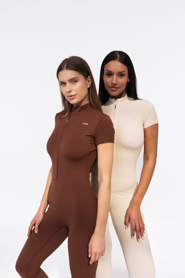 Short-sleeved jumpsuit