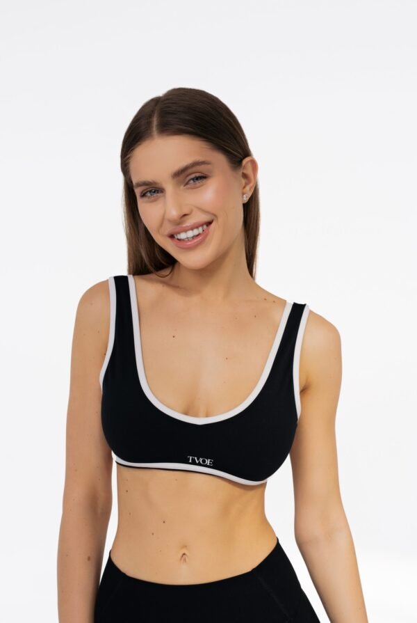Black sports bra