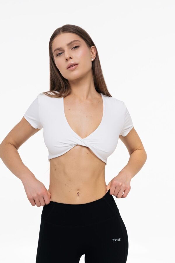 White sports top