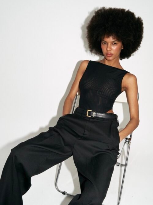 Bodysuit Mira Mesh Black