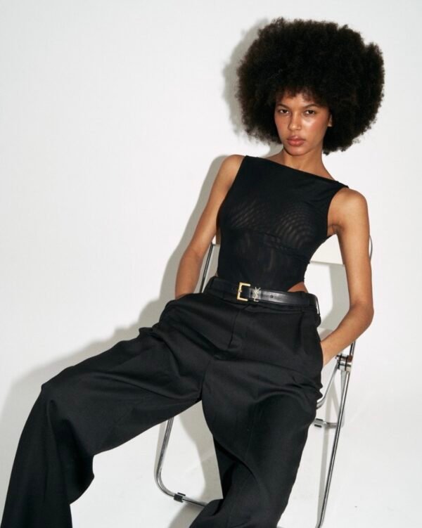 Bodysuit Mira Mesh Black