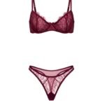 Burgundy set