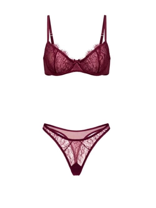Burgundy set