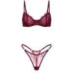 Burgundy set