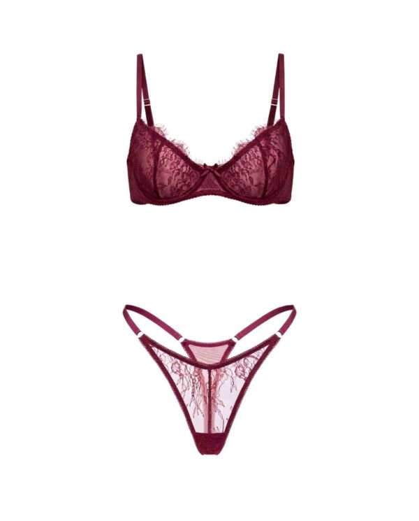 Burgundy set
