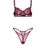 Burgundy set